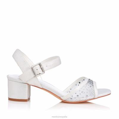 Menbur mujer nicole 204L2241 zapato de novia blanco