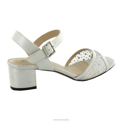 Menbur mujer nicole 204L2241 zapato de novia blanco