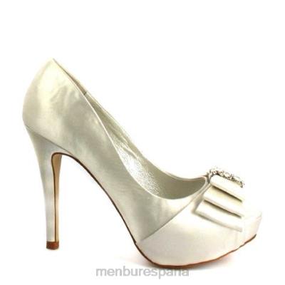 Menbur mujer noa 204L2329 zapato de novia blanco