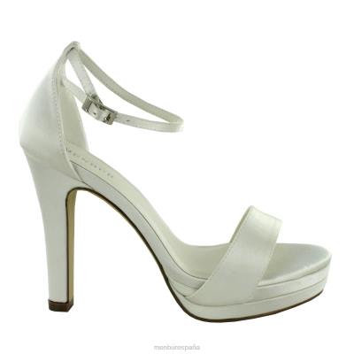 Menbur mujer olinbe 204L2485 zapato de novia blanco