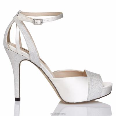 Menbur mujer patricia 204L2298 zapato de novia blanco