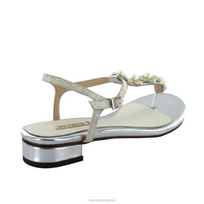 Menbur mujer prunella 204L2248 zapato de novia blanco