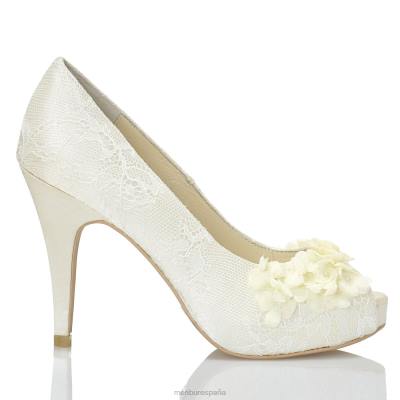 Menbur mujer rea 204L2288 zapato de novia blanco