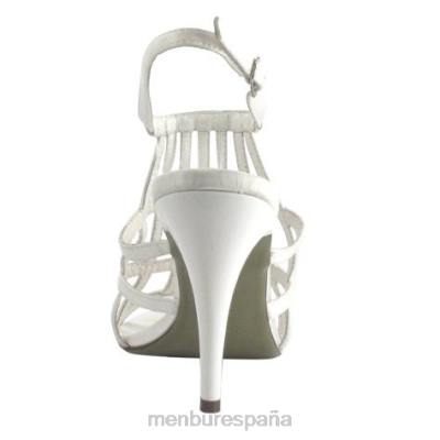 Menbur mujer rea 204L2323 zapato de novia blanco