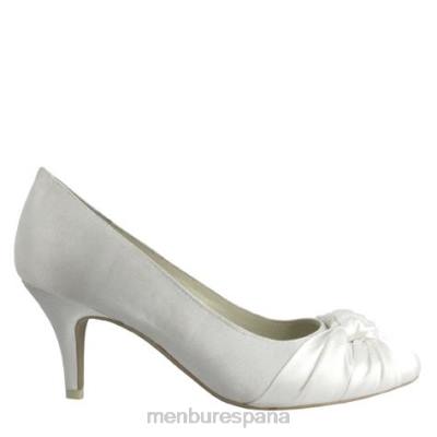 Menbur mujer rosa 204L2406 zapato de novia blanco