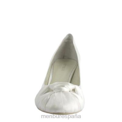 Menbur mujer rosa 204L2406 zapato de novia blanco