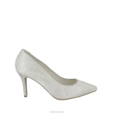 Menbur mujer sabrina 204L2359 zapato de novia blanco