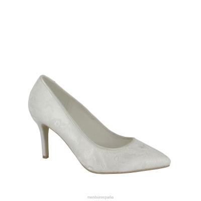 Menbur mujer sabrina 204L2359 zapato de novia blanco