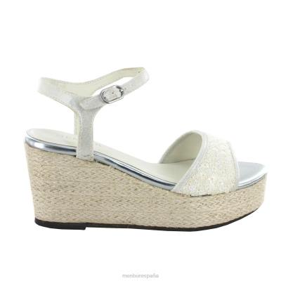 Menbur mujer sarama 204L2467 zapato de novia blanco