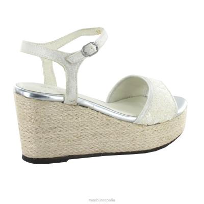 Menbur mujer sarama 204L2467 zapato de novia blanco