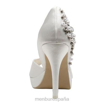 Menbur mujer talo 204L2310 zapato de novia blanco