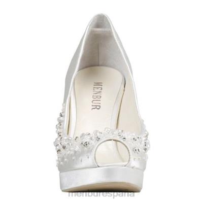 Menbur mujer vanessa 204L2319 zapato de novia blanco