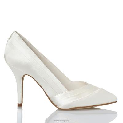 Menbur mujer yegua 204L2249 zapato de novia blanco