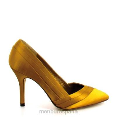 Menbur mujer yegua 204L2266 zapato de novia amarillo