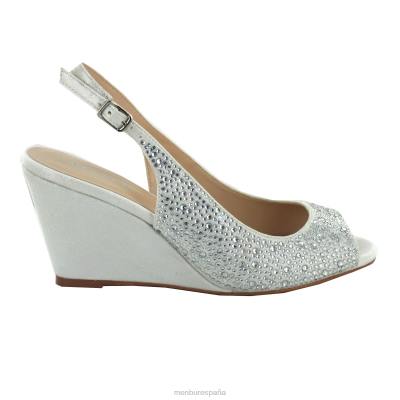 Menbur mujer zaida 204L2222 zapato de novia blanco