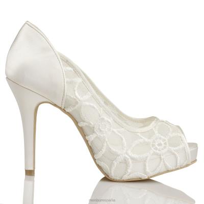 Menbur mujer zoraida 204L2343 zapato de novia blanco