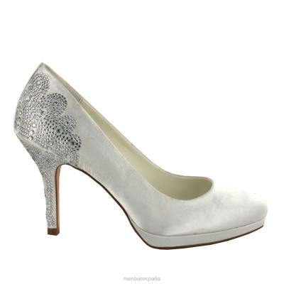 Menbur mujer zulema 204L2448 zapato de novia blanco