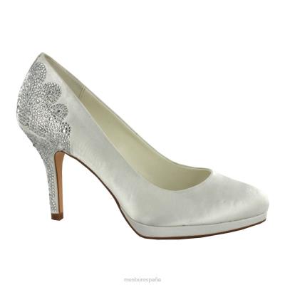 Menbur mujer zulema 204L2448 zapato de novia blanco