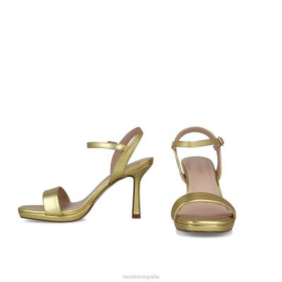 Menbur mujer Australia 204L150 sandalias oro