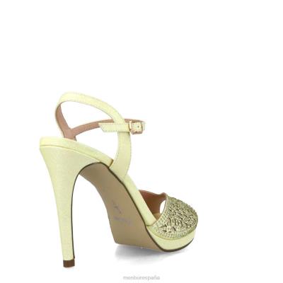 Menbur mujer Can Menor 204L2568 sandalias amarillo