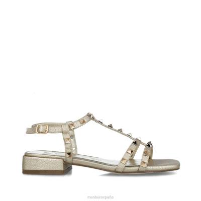 Menbur mujer Libra 204L2657 sandalias oro