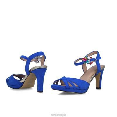 Menbur mujer Orión 204L143 sandalias azul medio