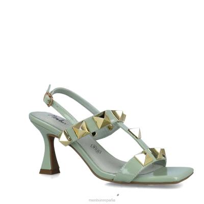 Menbur mujer Piscis 204L2789 sandalias verde