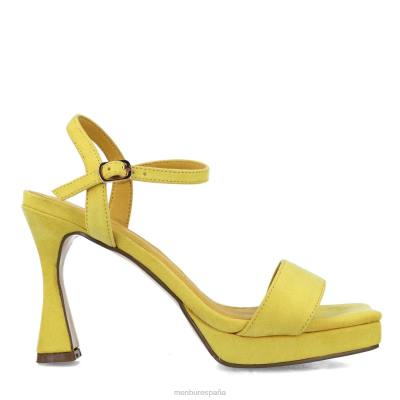 Menbur mujer Virgo 204L2532 sandalias amarillo