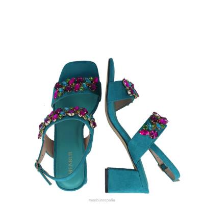 Menbur mujer alrescha 204L2917 sandalias azul medio