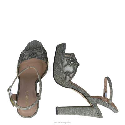 Menbur mujer apus 204L2567 sandalias gris