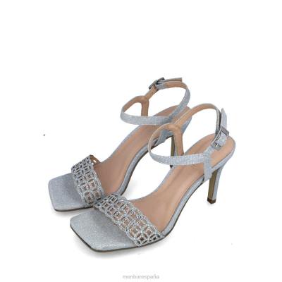 Menbur mujer auriga 204L2689 sandalias plata