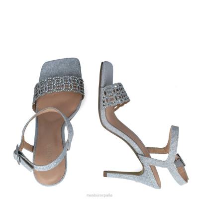 Menbur mujer auriga 204L2689 sandalias plata