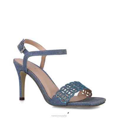 Menbur mujer auriga 204L2691 sandalias azul medio