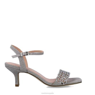 Menbur mujer auriga 204L2838 sandalias plata