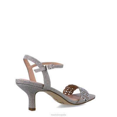 Menbur mujer auriga 204L2838 sandalias plata