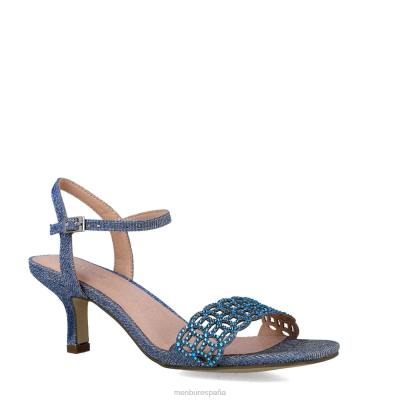 Menbur mujer auriga 204L2839 sandalias azul medio