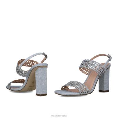 Menbur mujer auriga 204L2849 sandalias plata