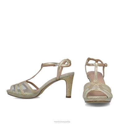 Menbur mujer berenice coma 204L2542 sandalias oro