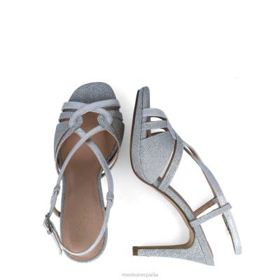 Menbur mujer berenice coma 204L2846 sandalias plata