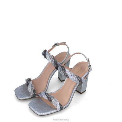 Menbur mujer capella 204L2881 sandalias plata