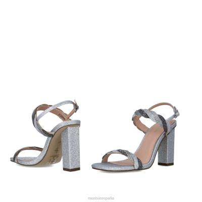 Menbur mujer capella 204L2881 sandalias plata