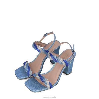 Menbur mujer capella 204L2882 sandalias azul medio