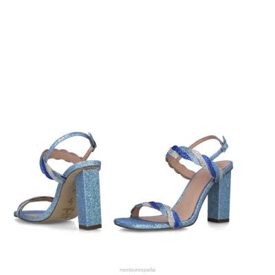 Menbur mujer capella 204L2882 sandalias azul medio