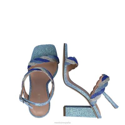 Menbur mujer capella 204L2882 sandalias azul medio