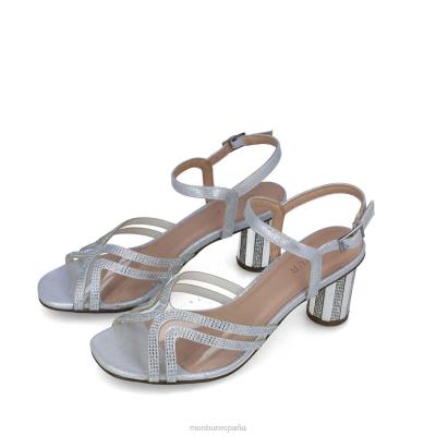 Menbur mujer carina 204L2669 sandalias plata