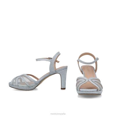 Menbur mujer cetus 204L2539 sandalias plata