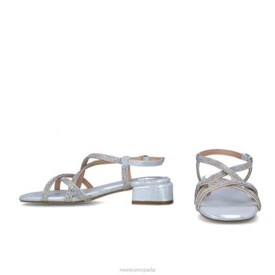 Menbur mujer cisne 204L2651 sandalias plata