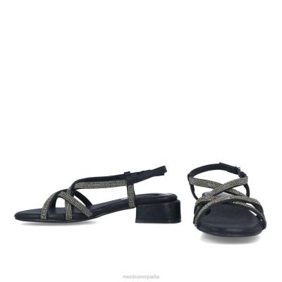 Menbur mujer cisne 204L2653 sandalias negro