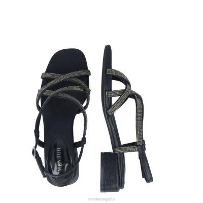 Menbur mujer cisne 204L2653 sandalias negro