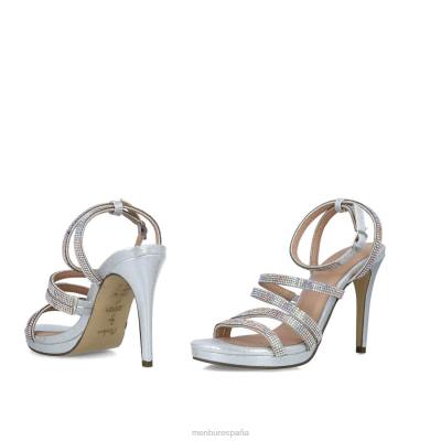 Menbur mujer cisne 204L2696 sandalias plata